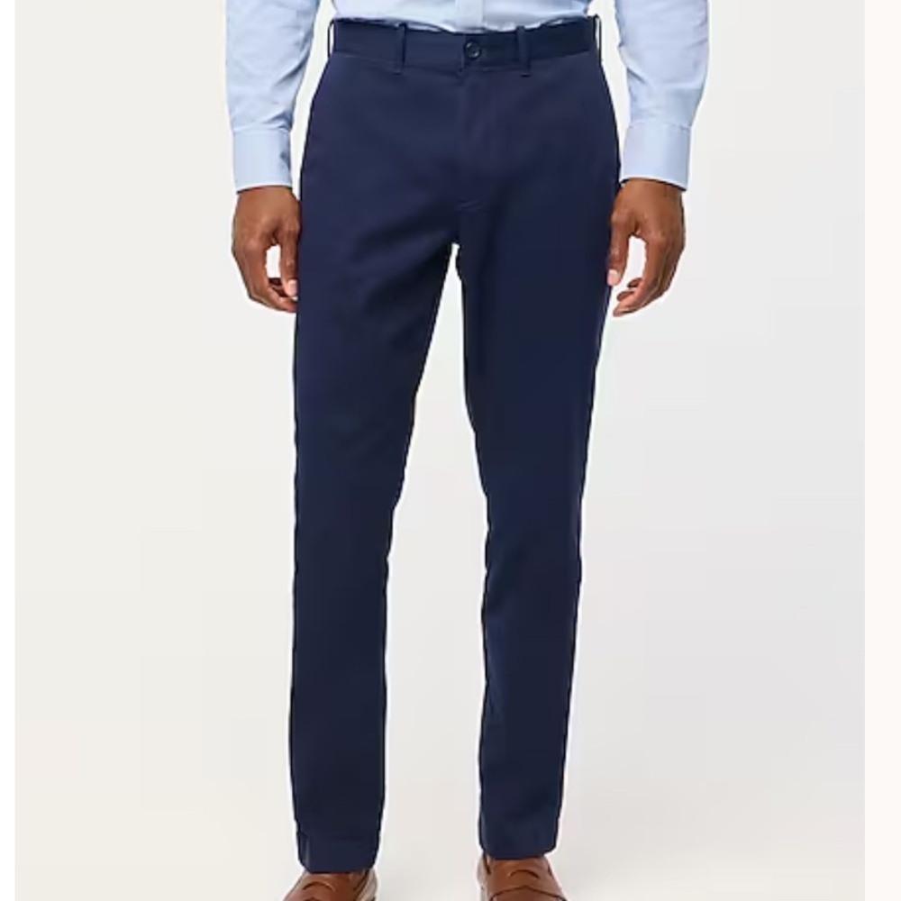 J. Crew Factory Mens Navy Slim Fit Athletic Chino Pants NWT